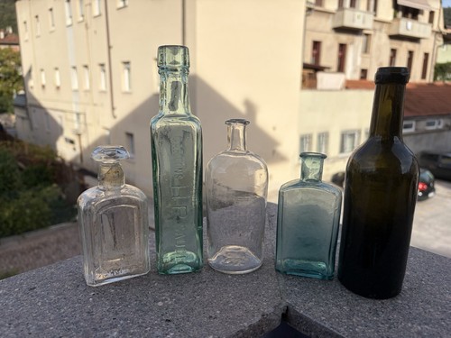 Lotto bottiglie ww1 - bottiglie, farmacia