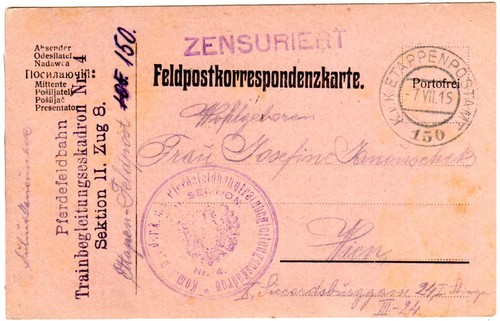 Austria 1915 tappe - 1915,, pa