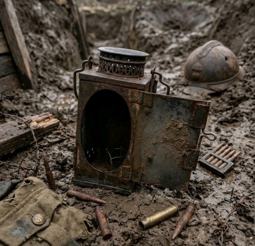 Ww1 kuk zugslaterne lampada - lampada, da
